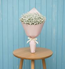 Букет цветов из:  Гипсофила в Савино Новгородская область