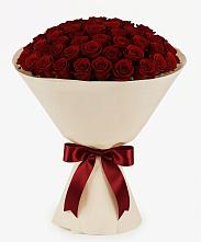 Букет 101 Бордовая роза Блэк Бакарра в Савино Новгородская область