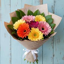 Букет цветов из:  Герберы в Савино Новгородская область