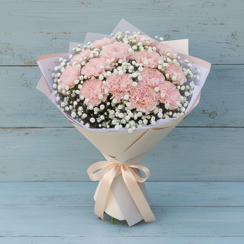 Букет цветов из: Гвоздики в Савино Новгородская область