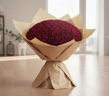 Букет 101 Красная роза в Савино Новгородская область
