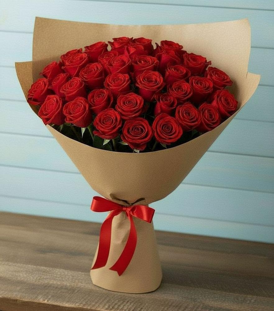 Букет Красные розы Милано в Савино Новгородская область