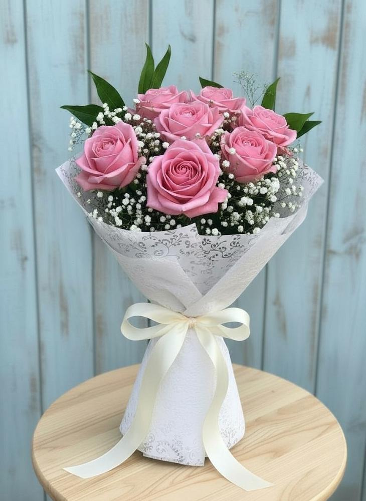 Букет цветов из: Розы в Савино Новгородская область