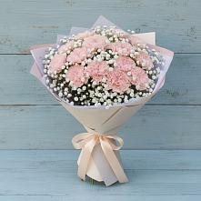 Букет цветов из:  Гвоздики в Савино Новгородская область