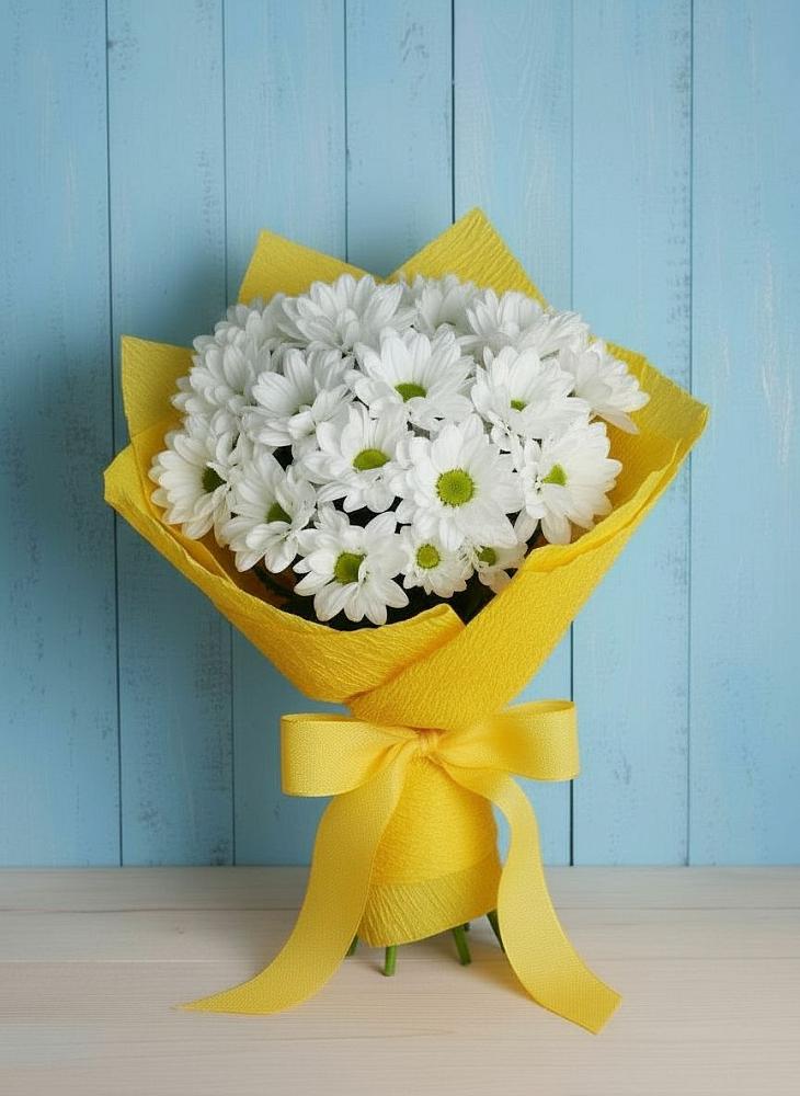 Букет цветов из: Хризантемы в Савино Новгородская область