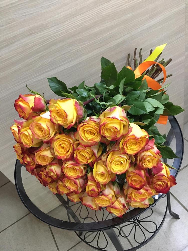 Букет Желтые розы в Савино Новгородская область