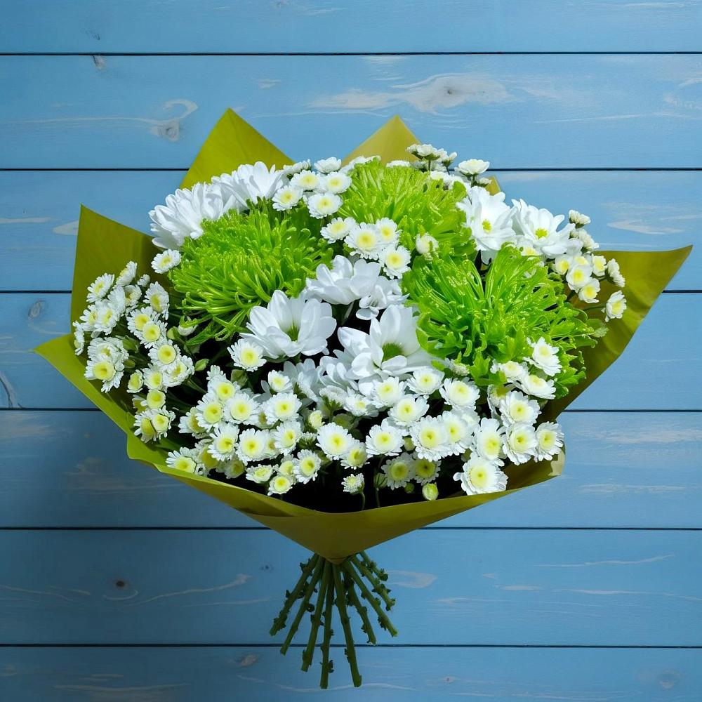Букет цветов из: Хризантемы в Савино Новгородская область