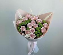 Букет цветов из:  Розы и Хризантемы #REPLACE_PRED# Савино Новгородская область