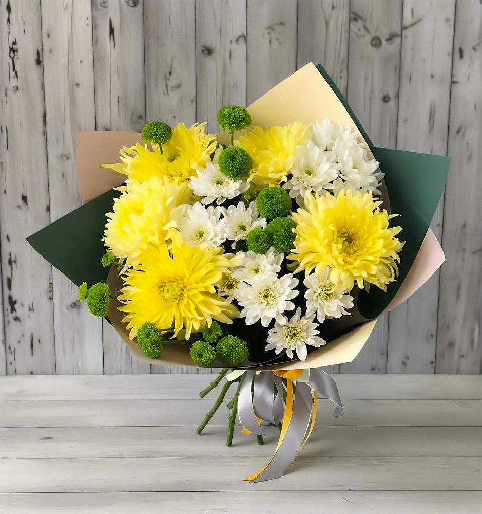 Букет цветов из: Хризантемы в Савино Новгородская область