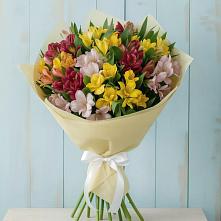 Букет цветов из:  Альстромерии в Савино Новгородская область