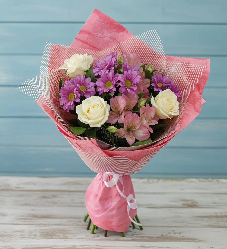 Букет цветов из: Герберы в Савино Новгородская область